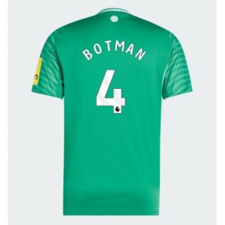 Newcastle United 2025/26 Bortatröja Herr Sven Botman #4 Kortärmad Fotbollströja