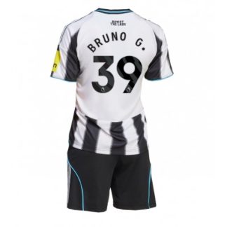 Newcastle United 2025/26 Hemmatröja Barn Set – Bruno Guimarães #39 Kortärmad Fotbollströja med Shorts