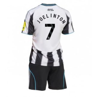 Newcastle United 2025/26 Hemmatröja Barn Set – Joelinton #7 Kortärmad Fotbollströja med Shorts