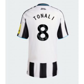 Newcastle United 2025/26 Hemmatröja Dam Sandro Tonali #8 Kortärmad Fotbollströja