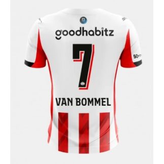 PSV Eindhoven 2025/26 Hemmatröja Herr Ruben van Bommel #7 Kortärmad Fotbollströja