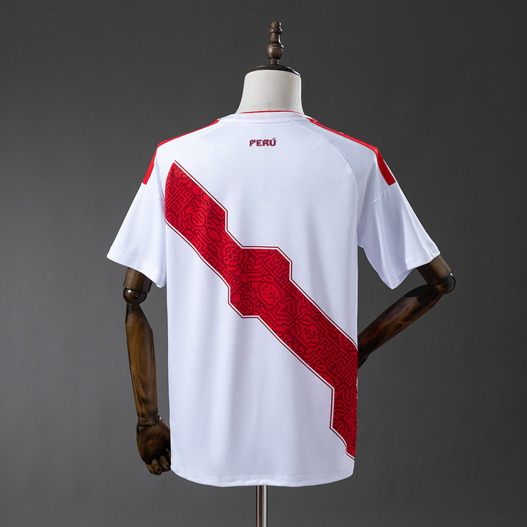 Peru VM 2026 Hemmatröja Herr Kortärmad Fotbollströja