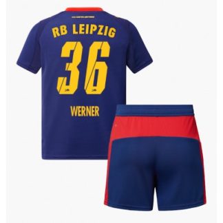 RB Leipzig 2025/26 Bortatröja Barn Set – Timo Werner #36 Kortärmad Fotbollströja med Shorts