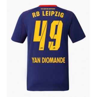RB Leipzig 2025/26 Bortatröja Herr Yan Diomande #49 Kortärmad Fotbollströja