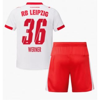 RB Leipzig 2025/26 Hemmatröja Barn Set – Timo Werner #36 Kortärmad Fotbollströja med Shorts