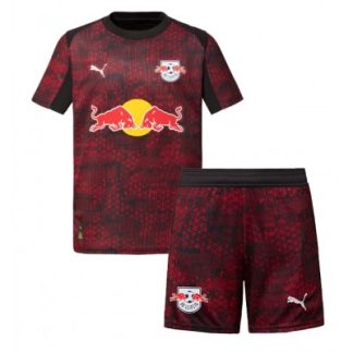 RB Leipzig 2025/26 Tredjetröja Barn Set – Kortärmad Fotbollströja med Shorts