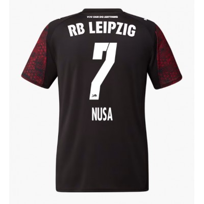 RB Leipzig 2025/26 Tredjetröja Herr Antonio Nusa #7 Kortärmad Fotbollströja