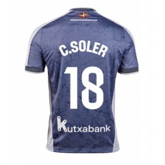 Real Sociedad Bortatröja 2025–26 Herr Carlos Soler #18 Kortärmad Fotbollströja