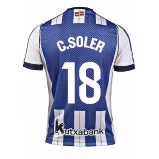 Real Sociedad Hemmatröja 2025–26 Herr Carlos Soler #18 Kortärmad Fotbollströja