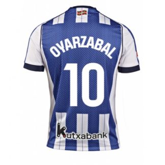 Real Sociedad Hemmatröja 2025–26 Herr Mikel Oyarzabal #10 Kortärmad Fotbollströja