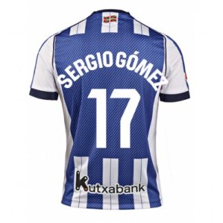 Real Sociedad Hemmatröja 2025–26 Herr Sergio Gómez #17 Kortärmad Fotbollströja