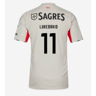 SL Benfica 2025/26 Bortatröja Herr Dodi Lukebakio #11 Kortärmad Fotbollströja