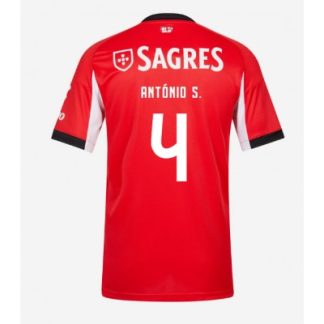 SL Benfica 2025/26 Hemmatröja Herr António Silva #4 Kortärmad Fotbollströja