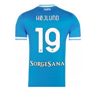 SSC Napoli 2025/26 Hemmatröja Herr Rasmus Højlund #19 Kortärmad Fotbollströja