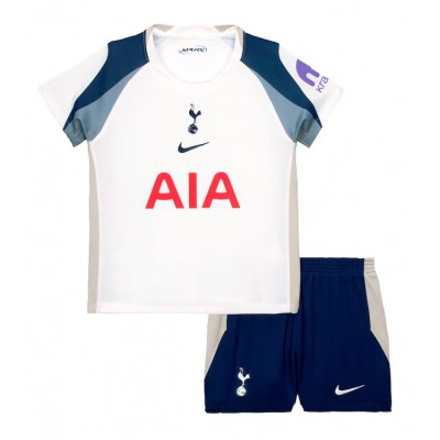 Tottenham Hotspur Barn Hemmatröja 2025/26 Kortärmad Fotbollströja + Shorts