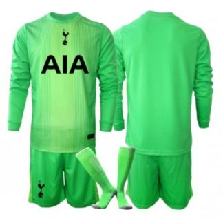 Tottenham Hotspur Målvaktströja 2025-26 Hemmaställ Barn Grön Långärmad + Shorts