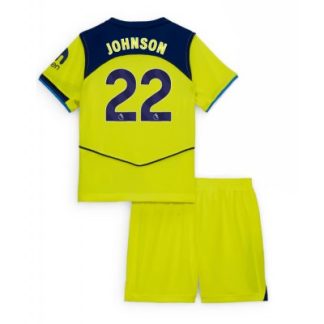 Tottenham Hotspur Tredjeställ 2025/26 Barn Brennan Johnson #22 Kortärmad Fotbollströja + Shorts