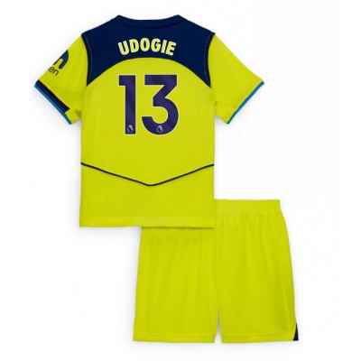 Tottenham Hotspur Tredjeställ 2025/26 Barn Destiny Udogie #13 Kortärmad Fotbollströja + Shorts