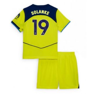 Tottenham Hotspur Tredjeställ 2025/26 Barn Dominic Solanke #19 Kortärmad Fotbollströja + Shorts