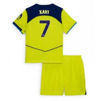 Tottenham Hotspur Tredjeställ 2025/26 Barn Xavi Simons #7 Kortärmad Fotbollströja + Shorts