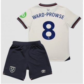 West Ham United 2025/26 Bortatröja Barn Set – James Ward-Prowse #8 Kortärmad Fotbollströja med Shorts