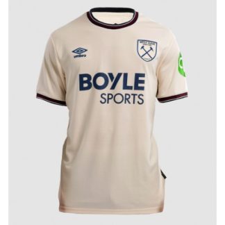 West Ham United 2025/26 Bortatröja Herr Kortärmad Fotbollströja