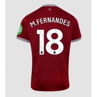 West Ham United 2025/26 Hemmatröja Herr Mateus Fernandes #18 Kortärmad Fotbollströja
