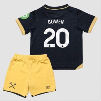 West Ham United 2025/26 Tredjetröja Barn Set – Jarrod Bowen #20 Kortärmad Fotbollströja med Shorts