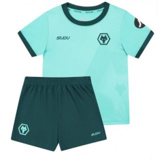 Wolves FC 2025/26 Bortatröja Barn Set – Kortärmad Fotbollströja med Shorts