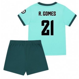 Wolves FC 2025/26 Bortatröja Barn Set – Rodrigo Gomes #21 Kortärmad Fotbollströja med Shorts