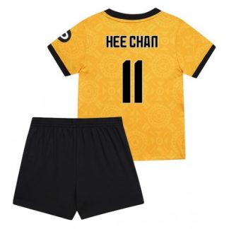 Wolves FC 2025/26 Hemmatröja Barn Set – Hwang Hee‑chan #11 Kortärmad Fotbollströja med Shorts