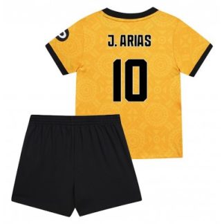 Wolves FC 2025/26 Hemmatröja Barn Set – Jhon Arias #10 Kortärmad Fotbollströja med Shorts