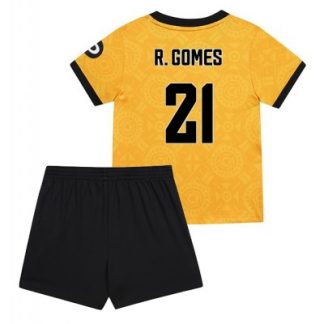 Wolves FC 2025/26 Hemmatröja Barn Set – Rodrigo Gomes #21 Kortärmad Fotbollströja med Shorts