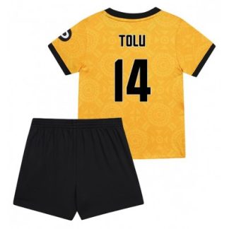 Wolves FC 2025/26 Hemmatröja Barn Set – Tolu Arokodare #14 Kortärmad Fotbollströja med Shorts