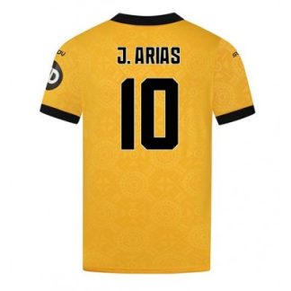 Wolves FC 2025/26 Hemmatröja Herr Jhon Arias #10 Kortärmad Fotbollströja