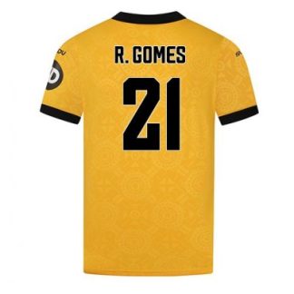 Wolves FC 2025/26 Hemmatröja Herr Rodrigo Gomes #21 Kortärmad Fotbollströja