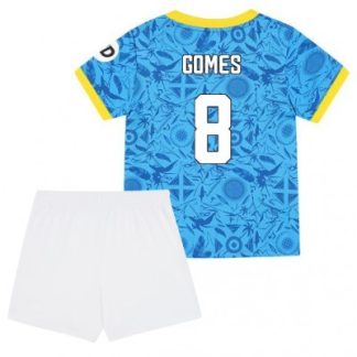 Wolves FC 2025/26 Tredjetröja Barn Set – João Gomes #8 Kortärmad Fotbollströja med Shorts