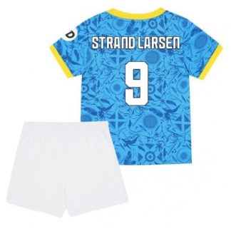 Wolves FC 2025/26 Tredjetröja Barn Set – Jørgen Strand Larsen #9 Kortärmad Fotbollströja med Shorts