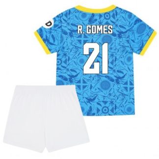 Wolves FC 2025/26 Tredjetröja Barn Set – Rodrigo Gomes #21 Kortärmad Fotbollströja med Shorts