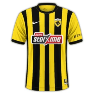 AEK Athens 2025/26 Hemmatröja Herr Kortärmad Fotbollströja