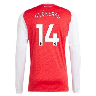 Arsenal Viktor Gyökeres #14 Hemmatröja 2025/26 Herr Långärmad Fotbollströja