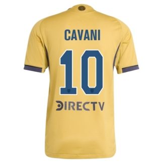 Boca Juniors Edinson Cavani #10 Bortatröja 2025/26 Herr Kortärmad Fotbollströja
