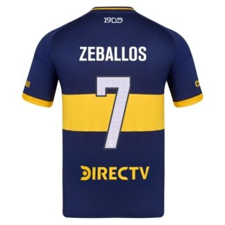 Boca Juniors Exequiel Zeballos #7 Hemmatröja 2025/26 Herr Kortärmad Fotbollströja