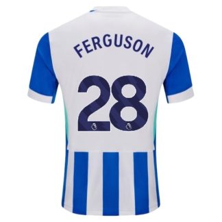 Brighton & Hove Albion Evan Ferguson #28 Hemmatröja 2025/26 Herr Kortärmad Fotbollströja