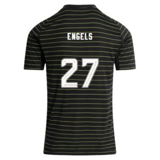 Celtic FC Arne Engels #27 Bortatröja 2025/26 Herr Kortärmad Fotbollströja