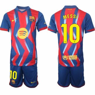 FC Barcelona Lionel Messi #10 Fjärdetröja 2025/26 Herr Fotbollsställ – Tröja & Shorts
