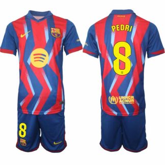 FC Barcelona Pedri #8 Fjärdetröja 2025/26 Herr Fotbollsställ – Tröja & Shorts