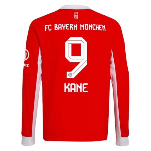 FC Bayern München Harry Kane #9 Hemmatröja 2025/26 Herr Långärmad Fotbollströja