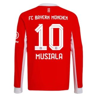 FC Bayern München Jamal Musiala #10 Hemmatröja 2025/26 Herr Långärmad Fotbollströja