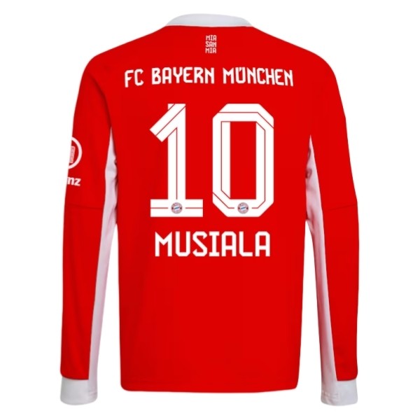 FC Bayern München Jamal Musiala #10 Hemmatröja 2025/26 Herr Långärmad Fotbollströja